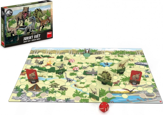 gyerek társasjáték – jurassic world a dinótól