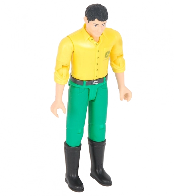 Bworld John Deere figura sárga pólóban, zöld nadrágban