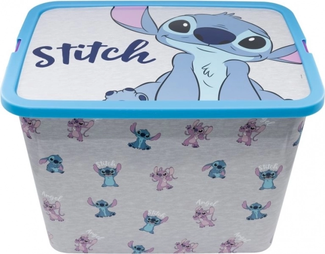 Tároló doboz 23 l Stitch és Angel