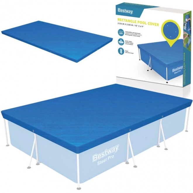 Bestway medencefedél fém kerettel