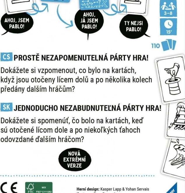 Kártyajáték Ravensburger To (ne)chceš! - Inkognito