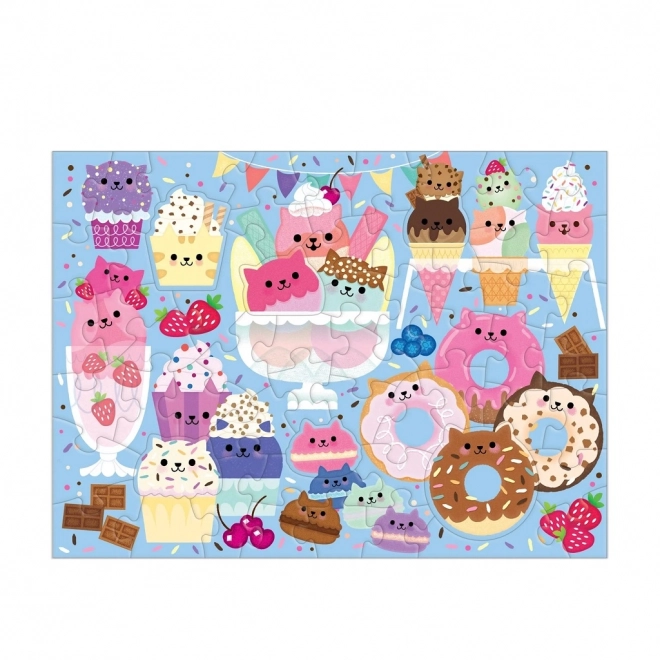 Illatos macskakávézó puzzle 60 darabos