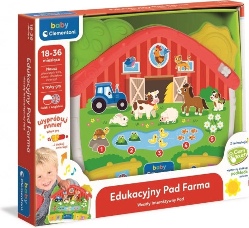 Clementoni Baby oktatási pad – farm