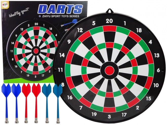 Mágneses Darts Célfal 6 Lövedékkel