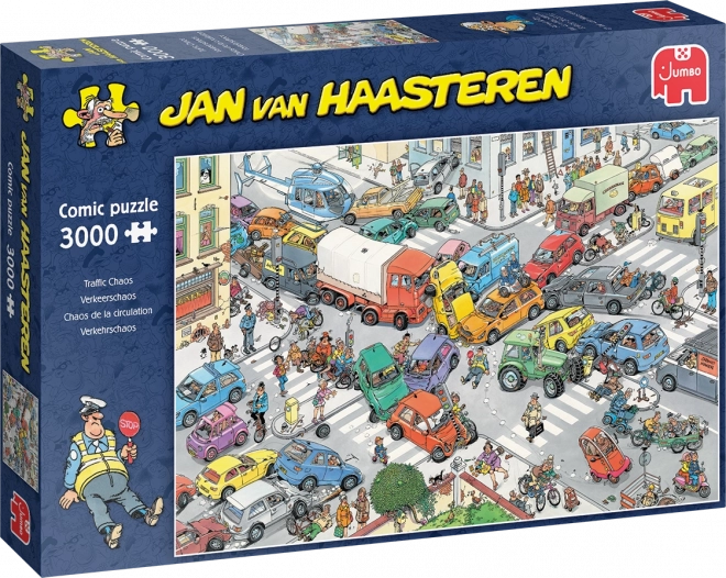 Jumbo puzzle 'Közlekedési káosz' Jan van Haasteren 3000 darabos