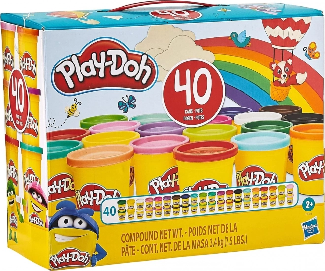 Play-Doh modellező gyurmakészlet - 40 db-os mega csomag