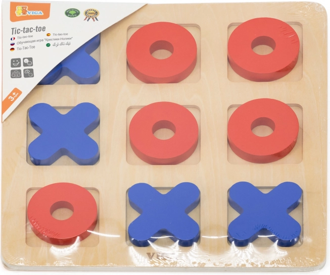 Viga Fa Klasszikus Tic-Tac-Toe Játék
