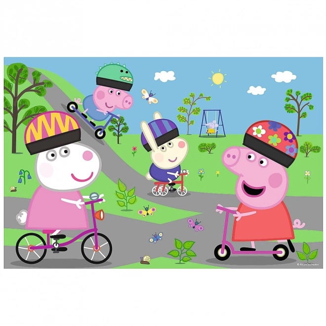 Peppa Pig Maxi padlópuzzle 24 darabos