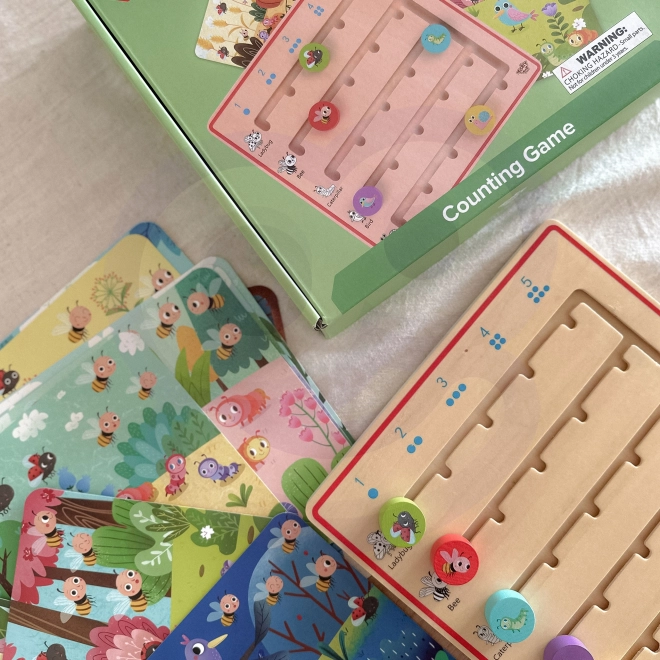 Tooky Toy fa játék Állatok számolása