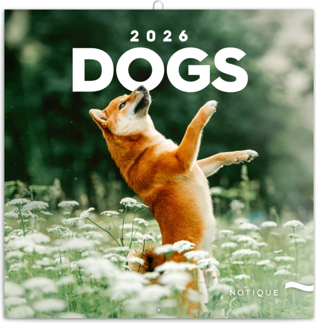 Jegyzetnaptár Kutyák 2026