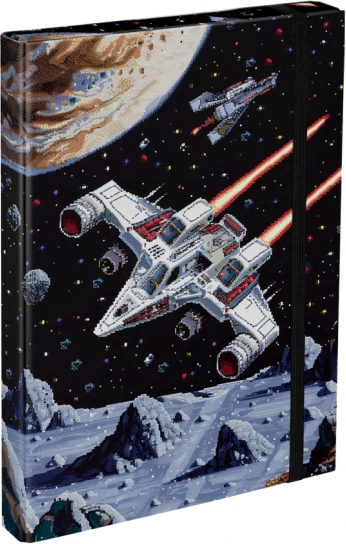 Iskolai füzetekhez A4 Pixel Space mappa