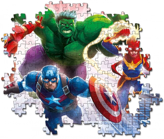 Clementoni világító puzzle Marvel: Avengers 104 darabos