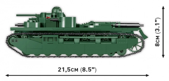 cobi nagy háborús Vickers tank modell