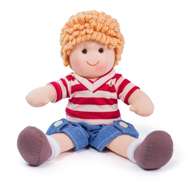 Bigjigs Toys textil baba Harry 28 cm