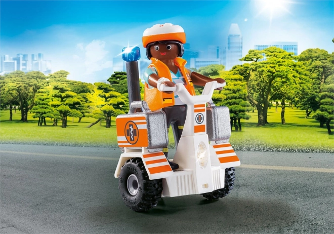 Playmobil City Life mentőmotor villogó fénnyel