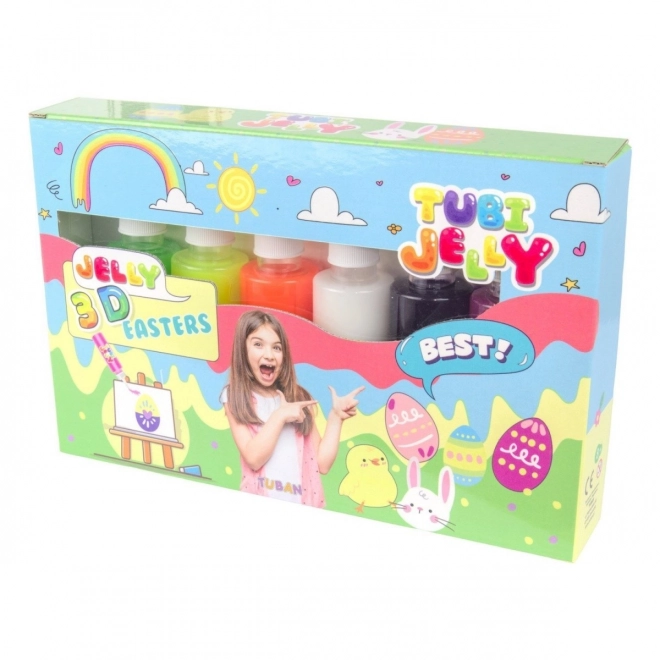 Húsvéti kreatív készlet Tubi Jelly 6 szín