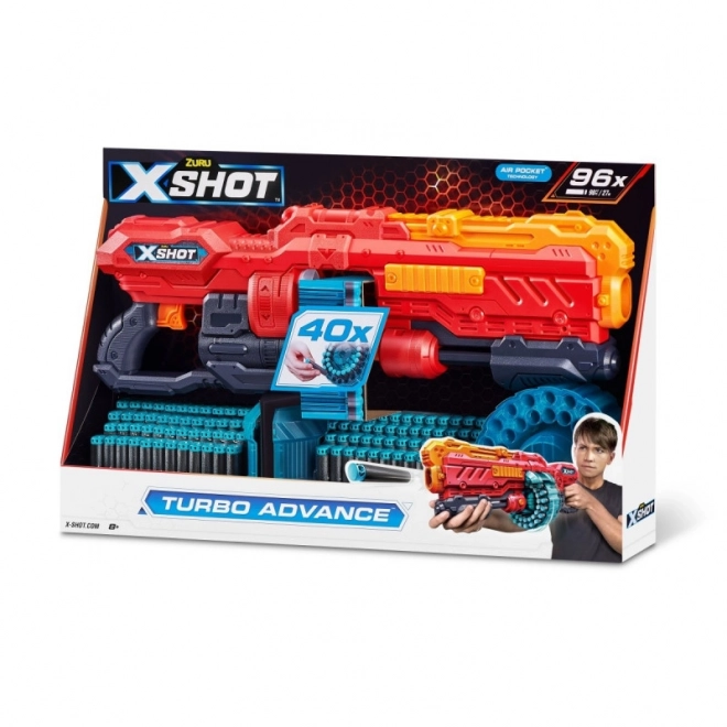 X-Shot excel turbo advance kilövő 96 lövedékkel