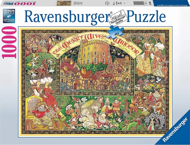 Ravensburger puzzle vidám windsori hölgyek 1000 darabos