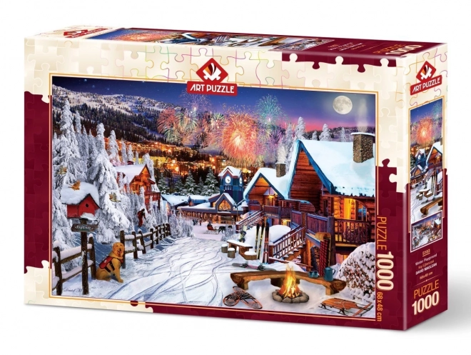 Téli mulatságok 1000 darabos puzzle