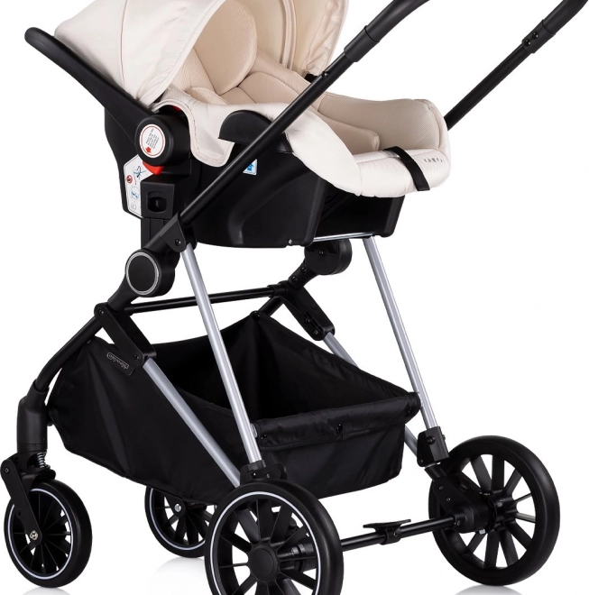 Chipolino Aura 2in1 kombinált babakocsi Biscotta