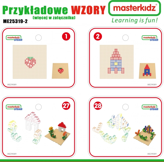 Masterkidz fa oktatási asztal tartozékokkal STEM Fal