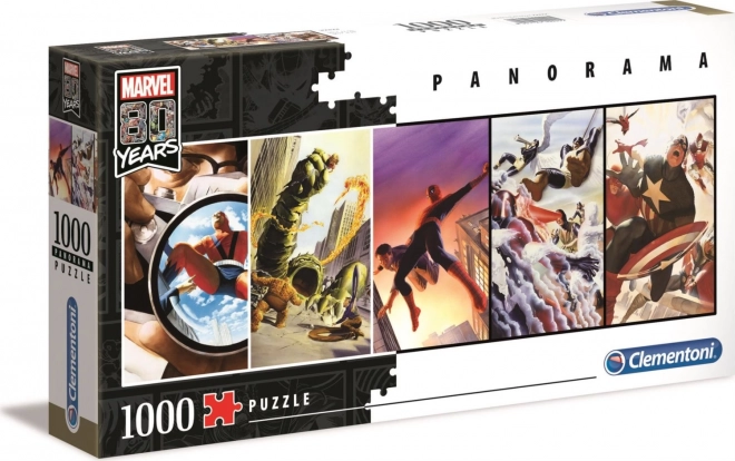 Clementoni panoráma puzzle Marvel 80 éves évforduló 1000 darab