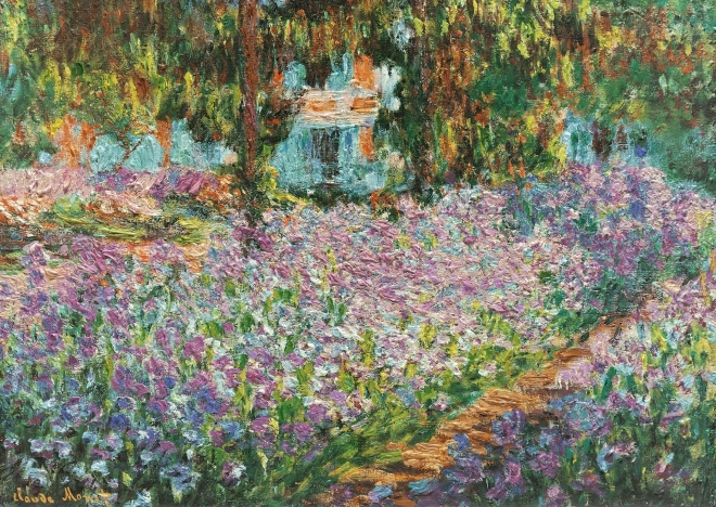 Claude Monet kertje Giverny-ben 1000 darabos puzzle