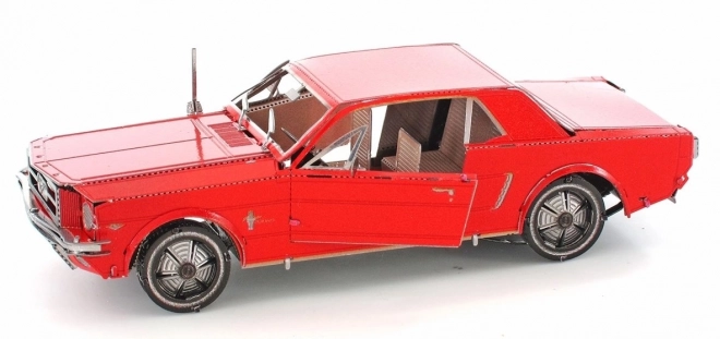 Metal Earth 3D puzzle Ford Mustang 1965 piros