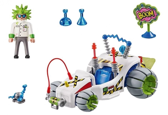 Playmobil Funstars Racing: professzor és gokart készlet