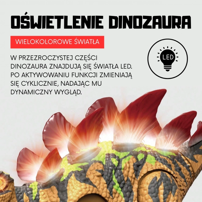 Woopie Dinoszaurusz távirányítós RC Robot Stegosaurus