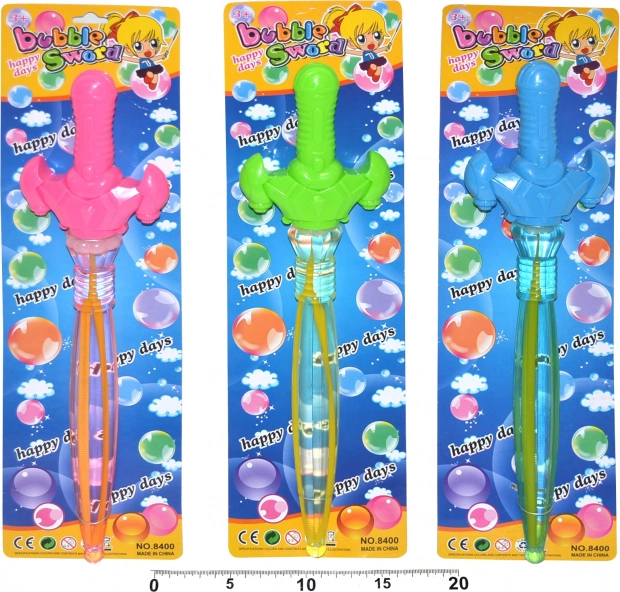 Buborékfújó kard 125 ml, 41 cm