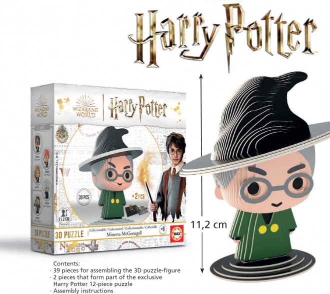 Educa 3D puzzle Harry Potter: Minerva McGonagall