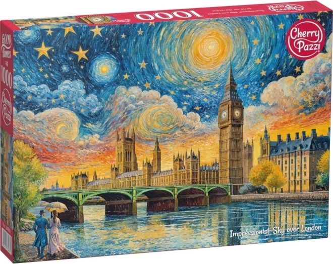 Cherry Pazzi kirakós puzzle impresszionista ég London felett
