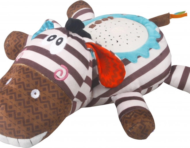 Csillagos égbolt projektor zebra zenével, 35 cm