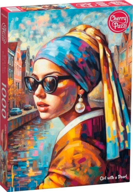 Cherry Pazzi Puzzle Lány gyönggyel 1000 darab