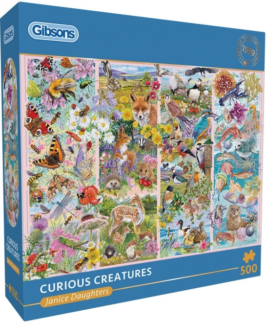Kíváncsi teremtmények puzzle - 500 darab