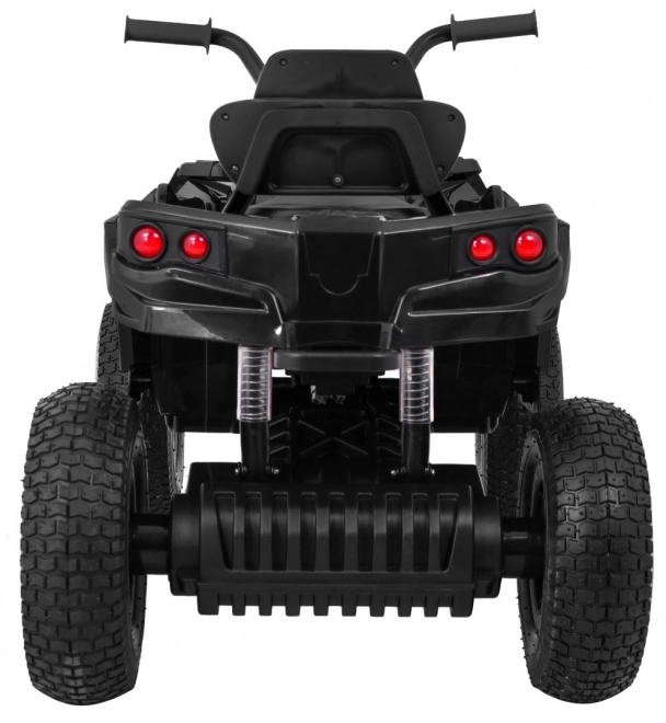 Gyermek négykerekű ATV Air akkumulációs quad Fekete + felfújható kerekek + MP3 rádió + lassú indítás