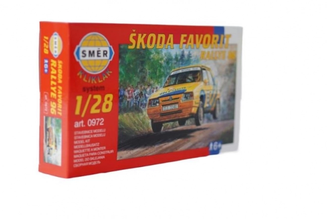 Škoda Favorit Rallye 96 építőkészlet