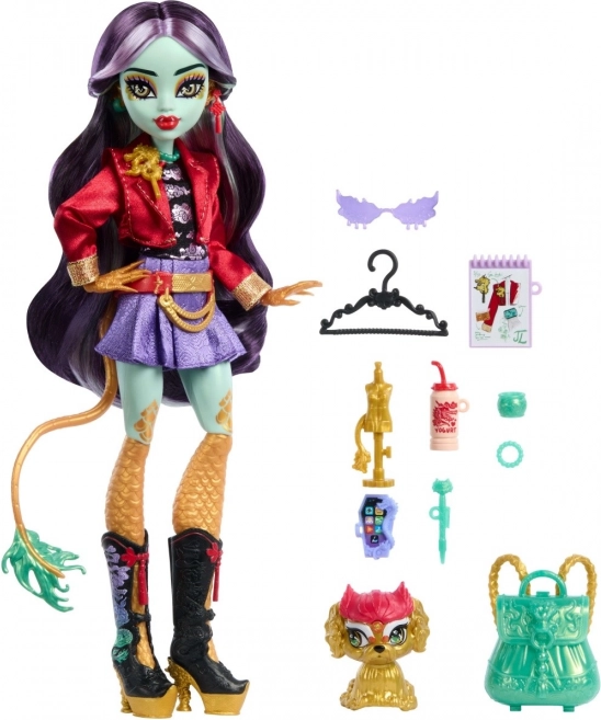 Monster High Jinafire Long baba kisállattal