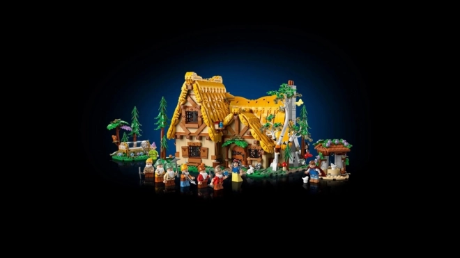 Disney Hófehérke és a hét törpe házikó LEGO készlet