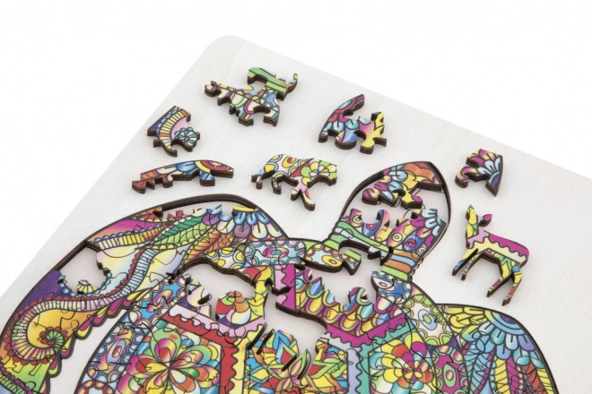 Moxy kontúros puzzle Teknős 130 darabos