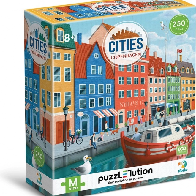 Puzzle DODO Városok: Koppenhága 250 darab