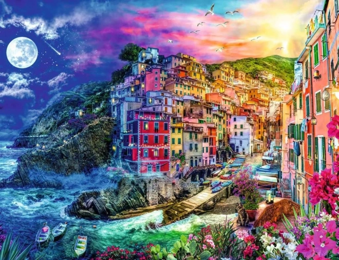 Ravensburger színes Cinque Terre puzzle 2000 darabos