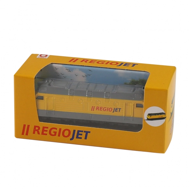 RegioJet fém mozdony - 9 cm