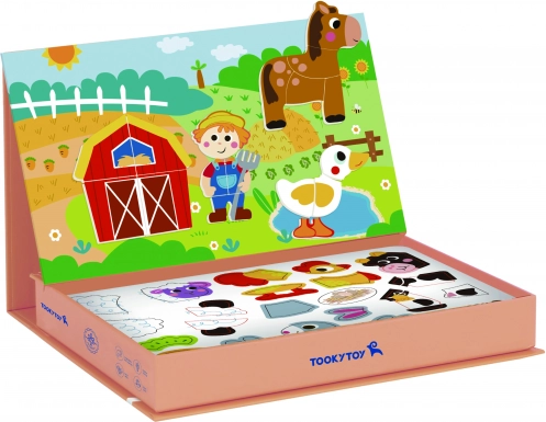 Tooky Toy Mágneses Puzzle Farm