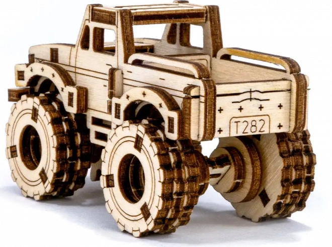 fa 3D puzzle szupergyors monster truck