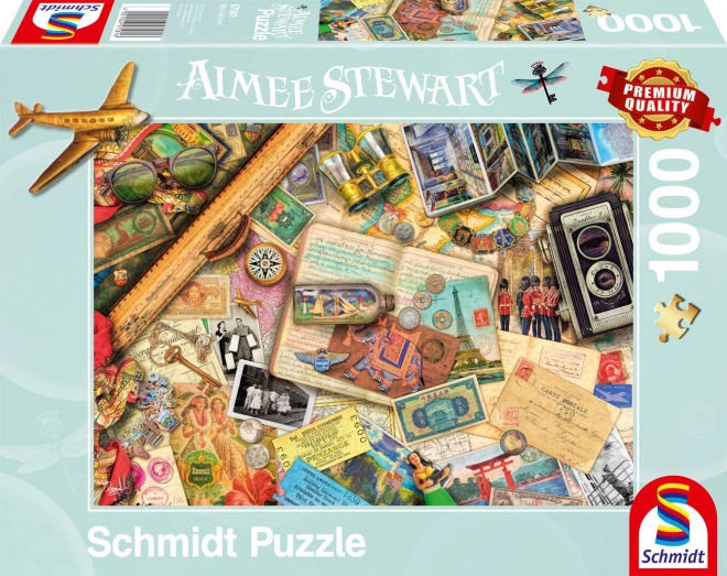 Schmidt puzzle utazási emlékek 1000 darabos