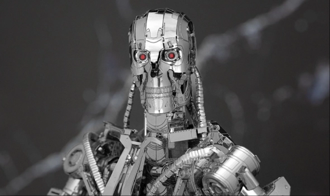 The Terminator T-800 endoskeleton 3D puzzle