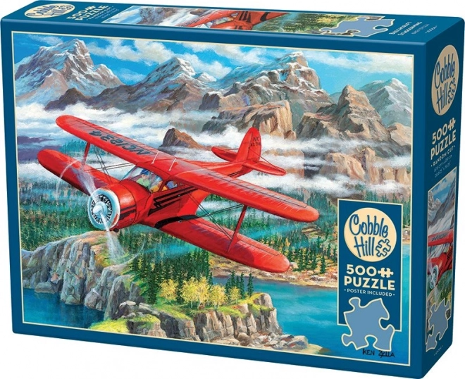 Cobble Hill Beechcraft Staggerwing repülő puzzle 500 db