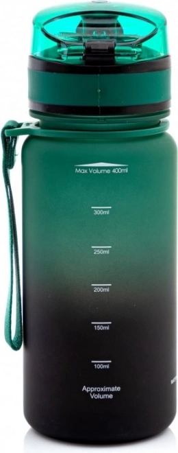 ASTRA Egészséges vizespalack Aqua Pure 400ml – Fekete-zöld